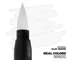 AK Interactive FLAT Baltas akrilinis modeliavimo žymeklis RCM034