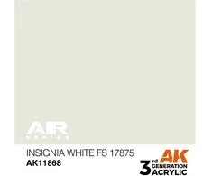 AK Interactive Insignia Baltas FS17875 akriliniai AIR dažai 17 ml