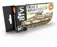 AK Interactive Irakas &amp; Afganistanas 3Gen akrilinių dažų rinkinys