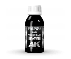 Ak Interactive Juodas modelių gruntas su mikroužpildu aerografui, 100 ml