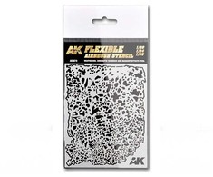 AK Interactive lankstus aerografo trafaretas 1/20–1/24–1/35, 9079