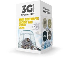 AK Interactive Luftwaffe kabinos akrilinių dažų rinkinys 3rd Gen AK11722