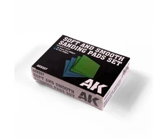 Ak Interactive Minkštos šlifavimo kempinėlės 400/800 grūdėtumo, 4 vnt.