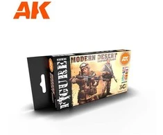 AK Interactive modernių dykumos uniformų 3Gen akrilo dažų rinkinys