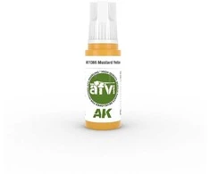 AK Interactive Mustard Geltona akriliniai dažai karinei technikai 17ml
