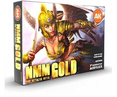 AK Interactive NMM Auksas 3rd Gen akrilinių dažų rinkinys, 6 vnt