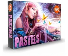 AK Interactive Pasteliniai akriliniai dažai 3 gen. rinkinys 6 vnt