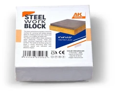 Ak Interactive Plieninis darbo blokas modeliuotojams su medine baze 102x102 mm