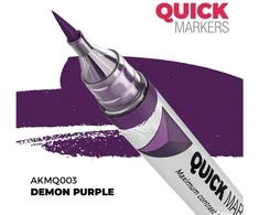 AK Interactive QUICK Marker Demon Violetinė žymeklis miniatiūroms