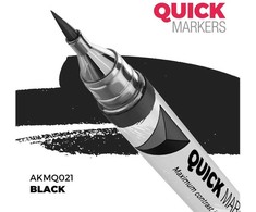 AK Interactive QUICK MARKER juodas žymeklis miniatiūroms, AKMQ021