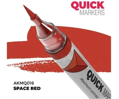 AK Interactive Quick Marker Space Raudona – kontrastinis miniatiūrų žymeklis 1 sluoksniu
