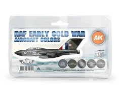 AK Interactive RAF ankstyvojo šaltojo karo lėktuvų dažų rinkinys AK11756
