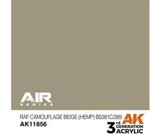 AK Interactive RAF Hemp smėlio akriliniai dažai AIR 3gen 17ml AK11856