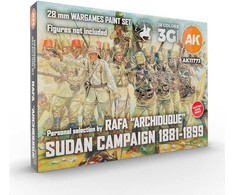 AK Interactive Rafa Archiduque Sudano kampanijos akrilinių dažų rinkinys