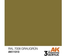 AK Interactive RAL 7008 Graugrün AFV (3-osios kartos) akriliniai dažai 17 ml