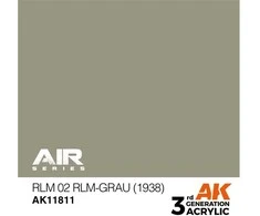AK Interactive RLM 02 Grau akriliniai lėktuvų dažai 17ml