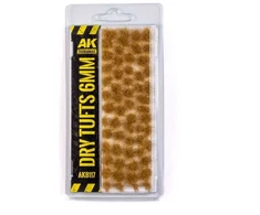 AK Interactive sausi žolės kuokšteliai 6mm dioramoms AK8117