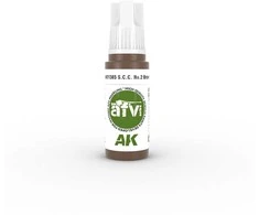 AK Interactive S.C.C. No.2 Brown AFV akriliniai dažai 17 ml