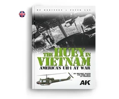 Ak Interactive UH-1 Huey Vietnamo kare – istorijos knyga, kietas viršelis, 360 p.