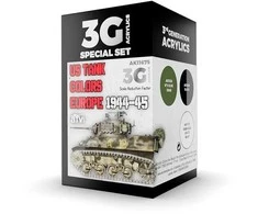 AK Interactive US tankų spalvos Europa 1944-45 akrilinių dažų rinkinys