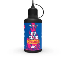 Ak Interactive UV kietėjantys klijai modeliavimui Cyclops 30 ml (reikia UV šviesos)