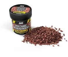 AK Interactive vulkaniniai akmenukai dioramoms ir reljefui, 100 ml