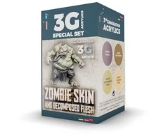 AK Interactive Wargame Zombie odos akrilinių dažų rinkinys 3Gen