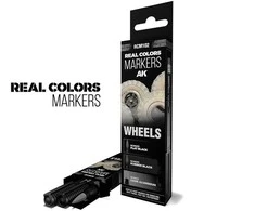 AK Interactive Wheels RC akrilinių žymeklių rinkinys modeliams RCM102