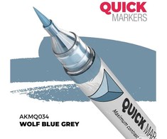 AK Interactive Wolf Mėlyna Pilkas žymeklis miniatiūroms QUICK MARKER