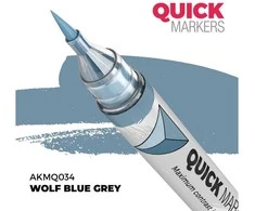 AK Interactive Wolf Mėlyna Pilkas žymeklis miniatiūroms QUICK MARKER