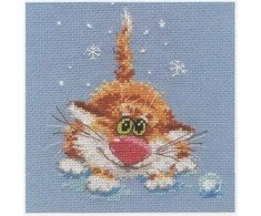 Alisa Siuvinėjimo rinkinys "Pirmasis sniegas" 0-85 (12x14 cm)