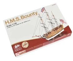 Amati H.M.S. Bounty medinio laivo rinkinys 1/135 – Pirmas žingsnis