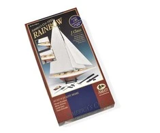 Amati Rainbow jachtos medinis surenkamas modelis 1:80 su įrankiais 46 cm