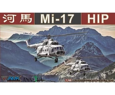 AMK Mi-17 „Hip“ ankstyvas 1:48 plastikinis surenkamas sraigtasparnio modelis