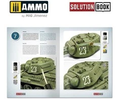 AMMO by MIG Jimenez 4BO žalių sovietinių šarvuočių dažymo vadovas AMMO MIG knyga