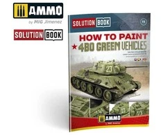 AMMO by MIG Jimenez 4BO žalių sovietinių šarvuočių dažymo vadovas AMMO MIG knyga