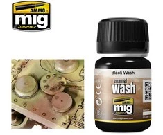 AMMO by MIG Jimenez AMMO by MIG Juodas Wash sendinimo skystis modeliams 35 ml (A.MIG-1011)