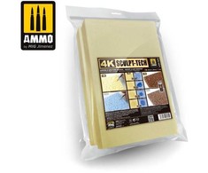 AMMO by MIG Jimenez AMMO MIG 4K Sculp-Tech lakštai dioramoms 20x30x1 cm, aukšto tankio, 2 vnt