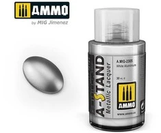 AMMO by MIG Jimenez AMMO MIG A-Stand Baltas Aliuminio metaliniai dažai, 30 ml (2305)