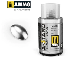 AMMO by MIG Jimenez AMMO MIG A-Stand blizgūs aliuminio metaliniai dažai aerografui 30 ml