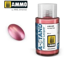 AMMO by MIG Jimenez AMMO MIG A-Stand Hot Metal Raudona metaliniai dažai 30 ml (2420)