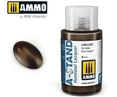 AMMO by MIG Jimenez AMMO MIG A-Stand Hot Metal Burnt Carbon dažai, 30 ml (A.MIG-2425)