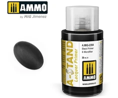 AMMO by MIG Jimenez AMMO MIG A-Stand juodas gruntas su mikro užpildu aerografui 30 ml