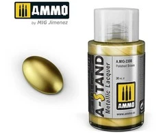 AMMO by MIG Jimenez AMMO MIG A-Stand metaliniai dažai Poliruotas žalvaris, 30 ml (2308)