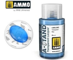 AMMO by MIG Jimenez AMMO MIG A-Stand skaidrūs mėlyni dažai 2403 Transparent Mėlyna, 30 ml