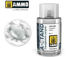 AMMO by MIG Jimenez AMMO MIG A-Stand Transparent Medium skaidrūs dažai aerografui, 30 ml 2400