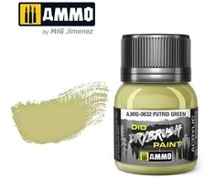 AMMO by MIG Jimenez AMMO MIG akriliniai sauso teptuko dažai Putrid Žalias 40 ml, 0632