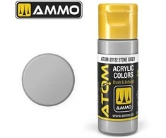 AMMO by MIG Jimenez AMMO MIG ATOM akriliniai dažai Stone Pilkas Akmens pilka 20 ml (20132)