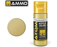 AMMO by MIG Jimenez AMMO MIG ATOM akriliniai dažai German Sand rusvai gelsvas RAL 8031, 20 ml (20006)