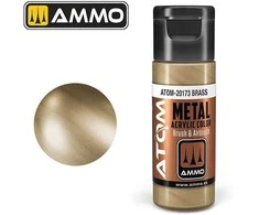 AMMO by MIG Jimenez AMMO MIG ATOM akriliniai dažai – metalik žalvaris, 20 ml (20173)